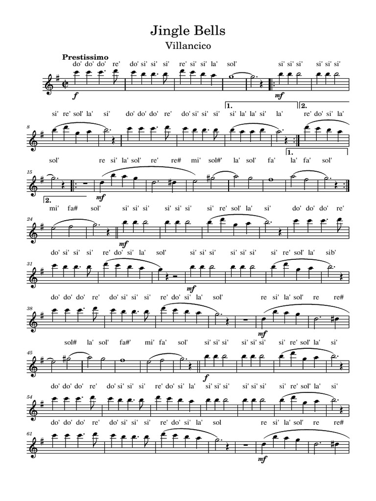 Jingle Bells | PDF | Christmas | Christmas Traditions