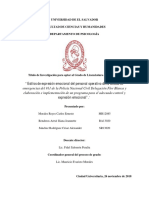 Estilos de expresión emocional en personal de emergencias 911 PNC