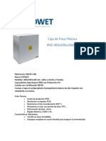 Caja de Paso Plástica Tapa Blanca