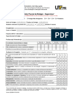 E) Relatorio Parcial de Estagio Supervisor