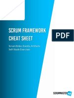Scrum Framework Cheatsheet Self-Study Exercise