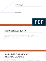 KATA DAN TERM - Kelompok 9