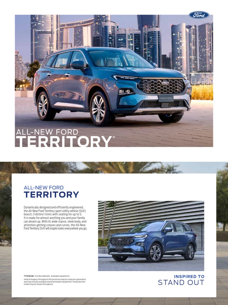 FORD TERRITORY 2023 USER MANUAL PDF intelligence overview