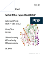 Applied Biostatistics Module ANOVA