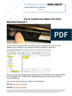 15-006-EI-1.0 How To Adjust Door Mounted Sensor