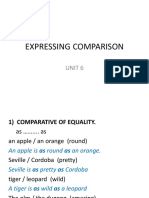 1 Expressing Comparison