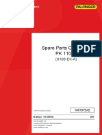 Spare Parts Catalogue for PALFINGER Loader PK 11001