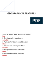 Geographical Features