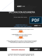 Valoración aduanera: Determinación del valor en aduana de mercancías importadas