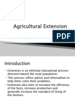 Chapter 4 Agricultural Extension