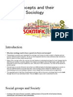 Terms, Concepts and Their Use in Sociology