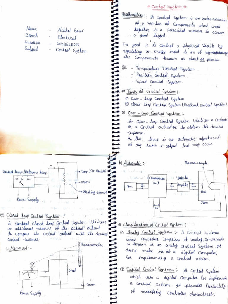 Control System Nikhil Saini 18 June | PDF