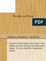The Rise of Persia
