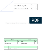 Treinamento e competência dos funcionários