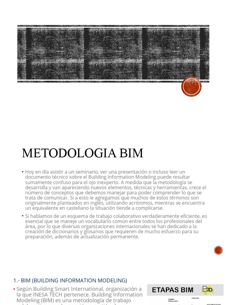 Metodología y Términos de BIM | PDF | Modelado de información de ...