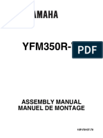 YFM 350R Manual de Ensamble INGLÉS