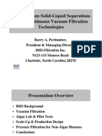 Dilute Stream Solid-Liquid Separation For Emerging Opportunities in Energy Manufacturing Jan 2011