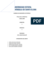 Carrera de Ingeniería en Petróleo