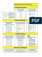 ISH Writing Guide Years 9-11 Launch Page