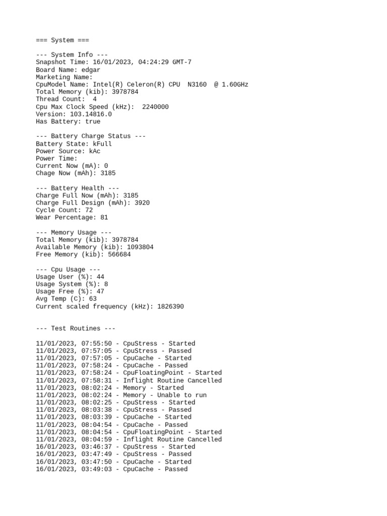 Session Log | PDF