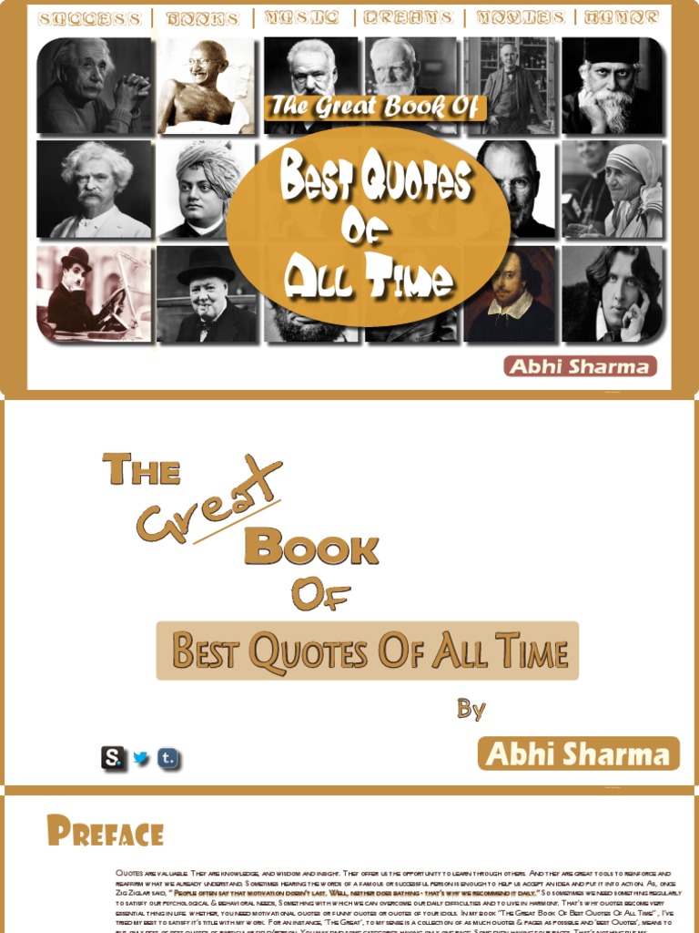 The Great Book of Best Quotes of All Time. | PDF | Bhagavad Gita ...
