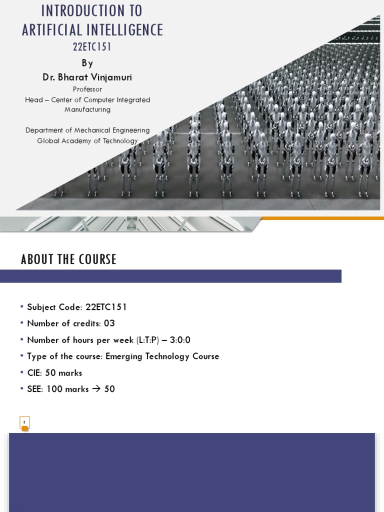 Module 1_Session_1_Intro to AI | PDF | Artificial Intelligence ...