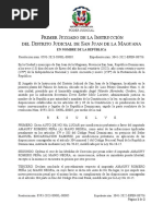 Dispositivo Amaury Romero Peña vs. Manuel Encarnaciòn Ramirez