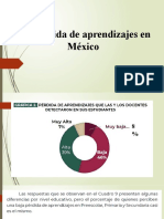 La Pérdida de Aprendizajes en México