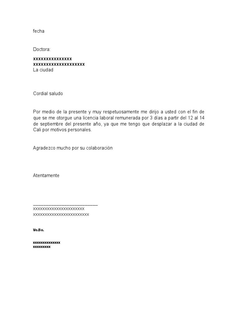 Permiso Laboral | PDF