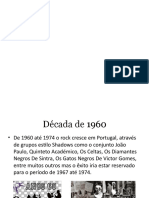 Principais bandas e artistas do rock português da década de 1960 a 1980