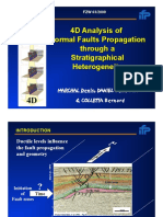 Marchal - Al - 2000 - 4D Analysis - Normal Fault Propagation - Stratigraphical Heterogeneity - Talk