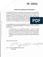 GPP Solicitud Diputación Comparecencia Vice 1 Comisión A.Económicos. Proceso Selección Ignacio Manrique