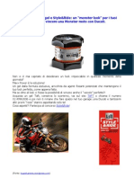 Taft Maxx Power Gel e Style&Ride: Un "Monster Look" Per I Tuoi Capelli Per Vincere Una Monster Moto Con Ducati.