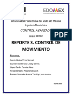 Reporte 3 Control de Movimiento