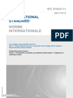 IEC 61643 11 2011 Low Voltage Surge Protective Devices Part 11 Surge Protective Devices Conected to Low Voltage Power Systems Requirements and Test Methods