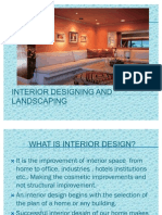 Interior Designing and Landscaping