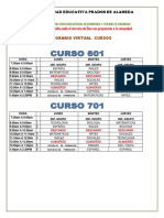 Horarios Virtuales 2021