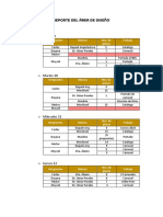 Reporte Del Área de Diseño