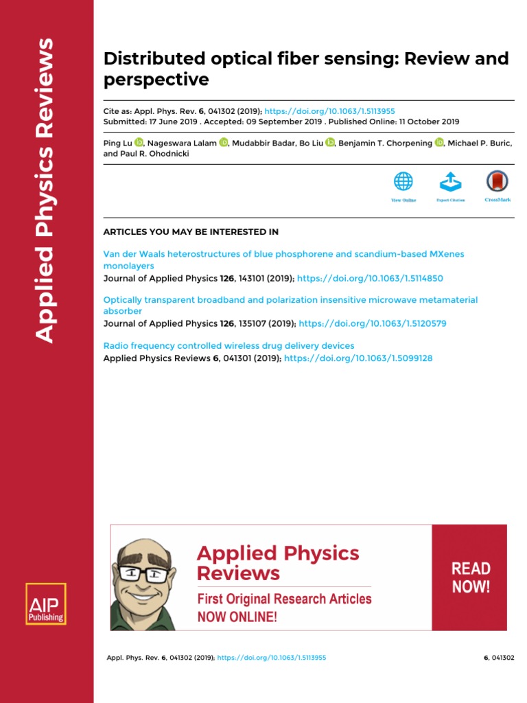 Distributed Optical Fiber Sensing Review and Perspective | PDF ...