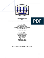 Recruitment and Selection Process of GSA PRINTERS 1