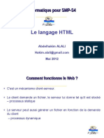 FST Settat - Cours HTML