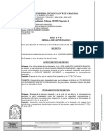 Juzgado de Primera Instancia #8 de Granada: Procedimiento: Procedimiento Ordinario 286/2020. Negociado: Q