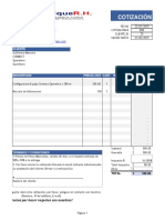 Cotizacion Equipo Connect
