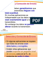 Detección y corrección de errores en transmisión de datos