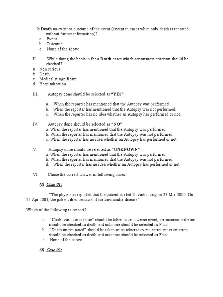 Guidance on Correctly Classifying Death Reports and Ensuring Accurate