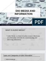 Audio Media and Information.