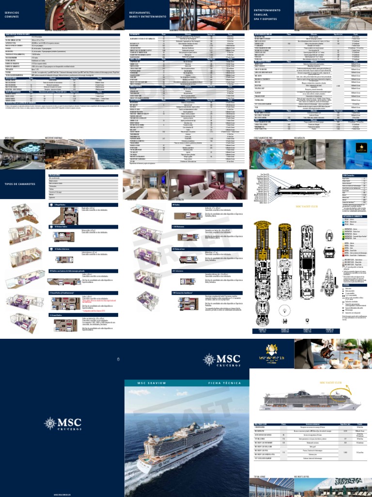 01 Seaview Techsheet Spa | PDF | Actividades de ocio