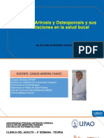 Artritis Artrosis Osteoporosis Salud Bucal