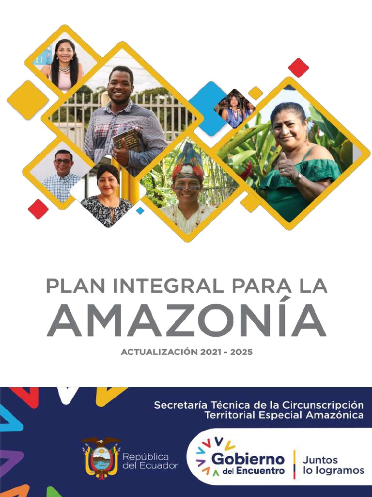 Plan Integral de La Amazonia 20212025 PDF Ecuador Planificación