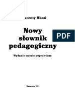 Nowy Słownik Pedagogiczny Okoń W